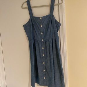 J. Crew button up denim dress